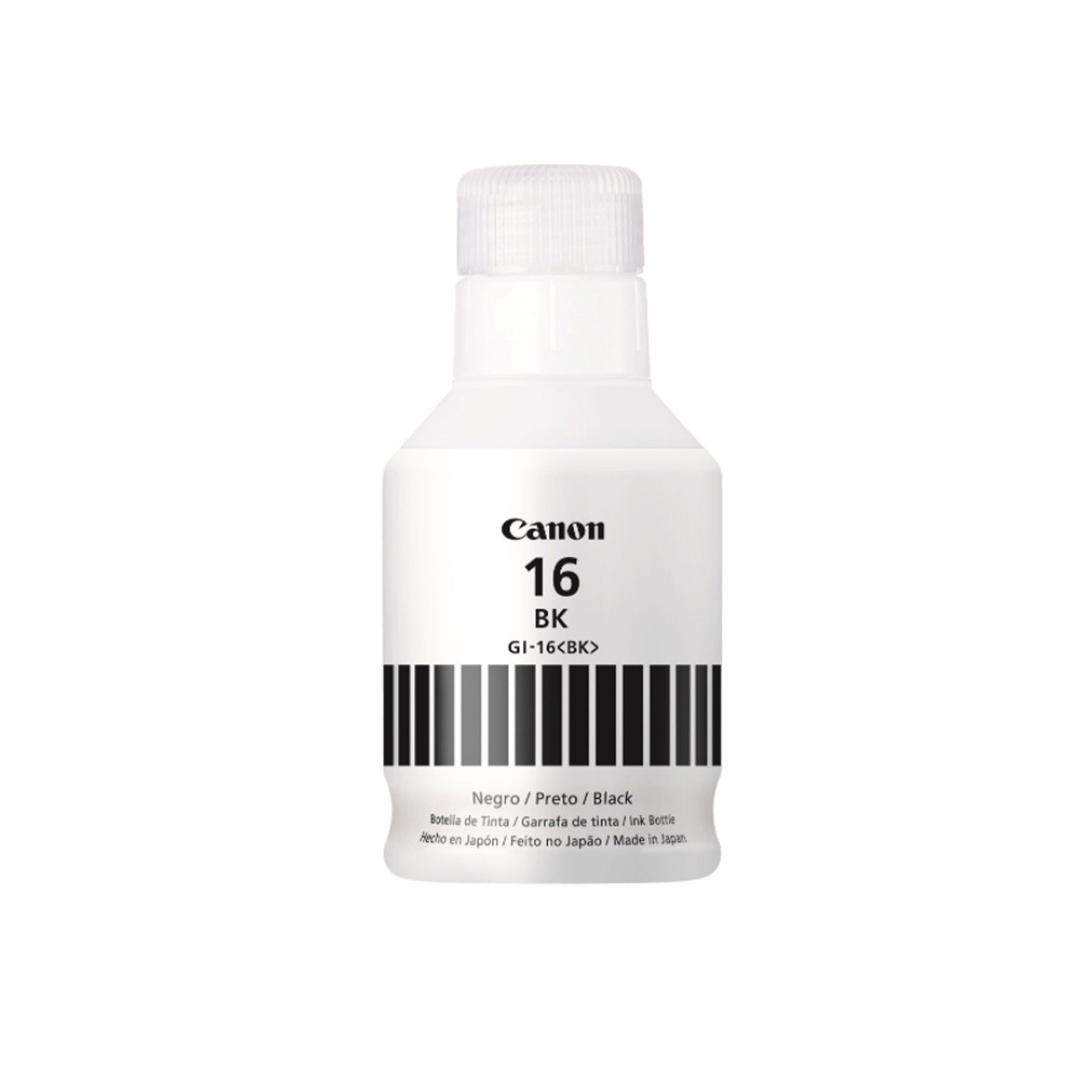 Garrafa de Tinta Canon GI-16 BK Preto Original