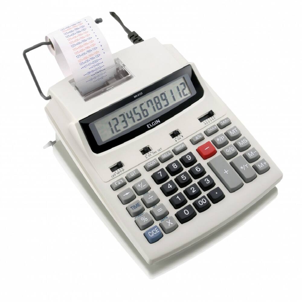 Calculadora de Mesa Com Bobina 12 Dígitos MA-5121 Elgin