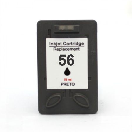 Cartucho Compatível Hp 56 preto C6656A