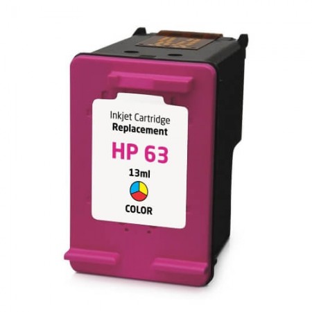 Cartucho Compatível Hp 63  Color F6U61AN