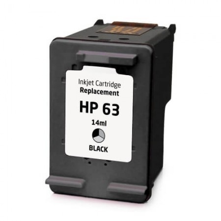 Cartucho Compatível Hp 63 Preto F6U62AN