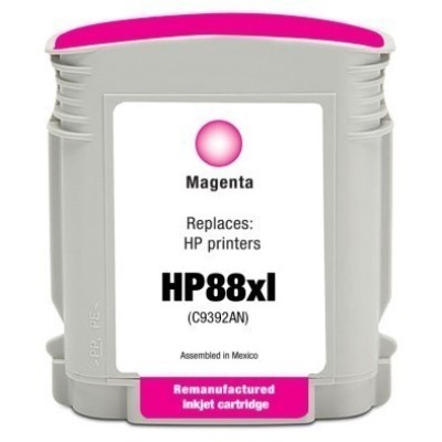 Cartucho Compatível Hp 88XL Magenta C9392AL