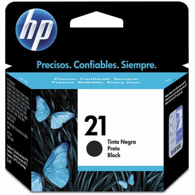 Cartucho Hp 21 Preto C9351AB Original