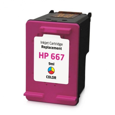 Cartucho Hp 667 Colorido – 3YM78AL Compatível