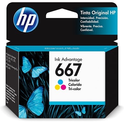 Cartucho Hp 667 Colorido – 3YM78AL Original