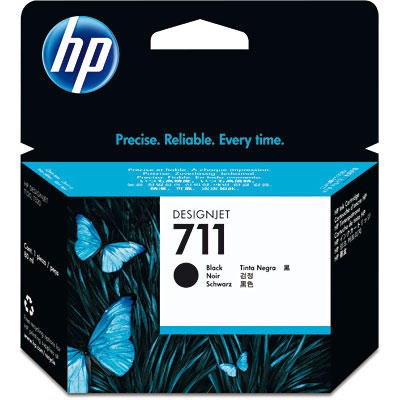 Cartucho Hp 711 Preto CZ133AB Original