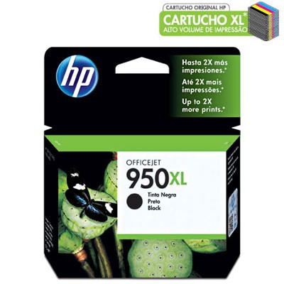 Cartucho Hp 950XL Preto CN045AB Original