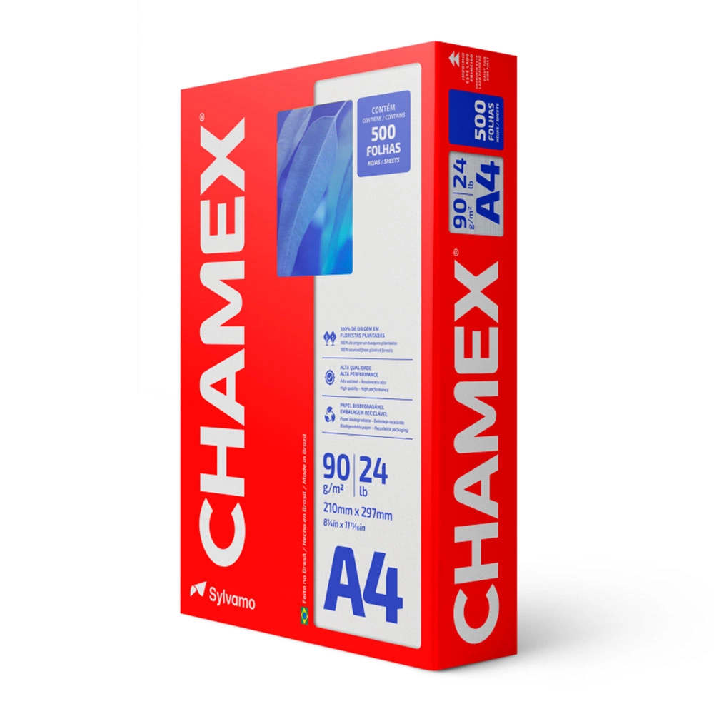 Papel Sifite A4 90g, 500 folhas 210×297 Chamex