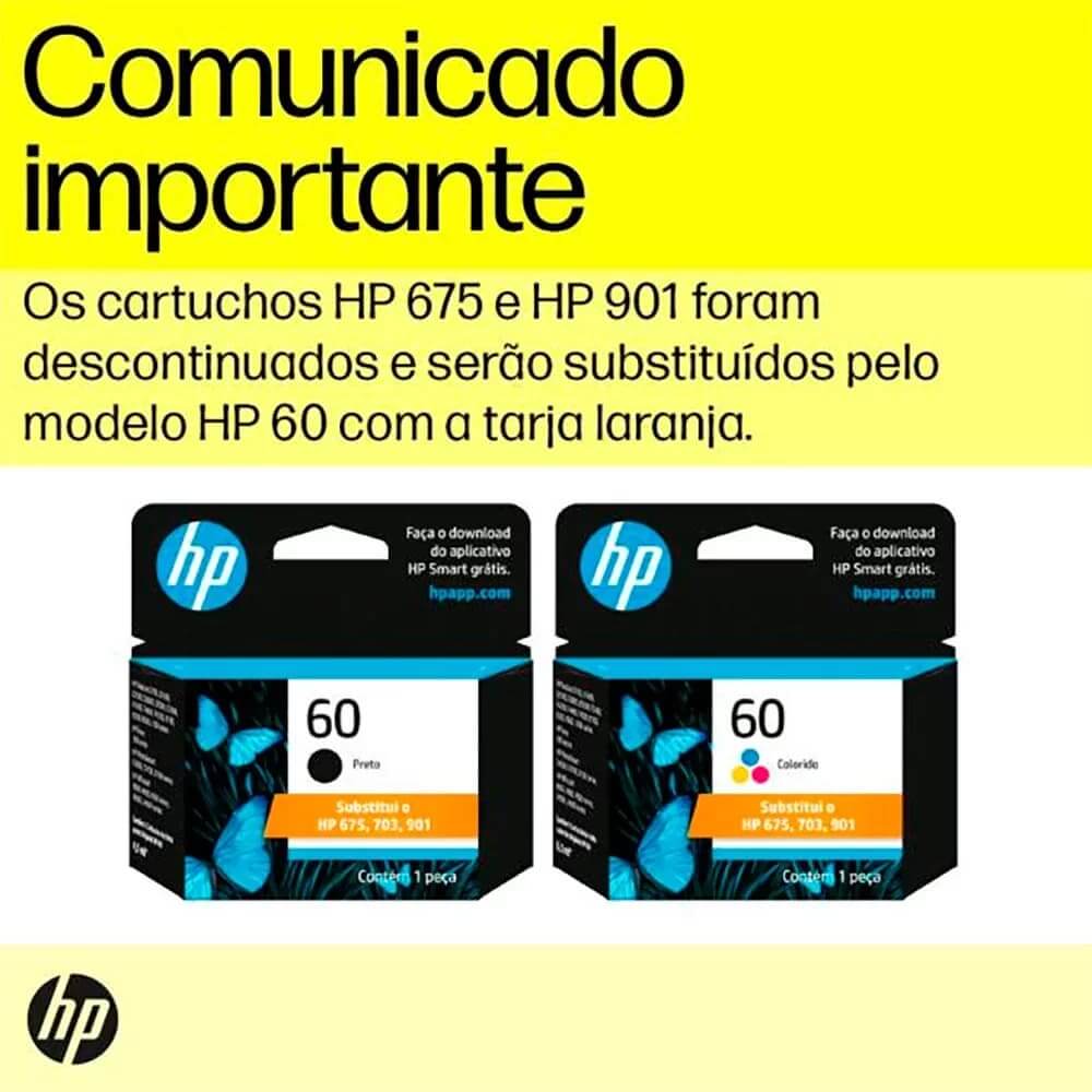 Cartucho Hp 60 Color CC643WB Original