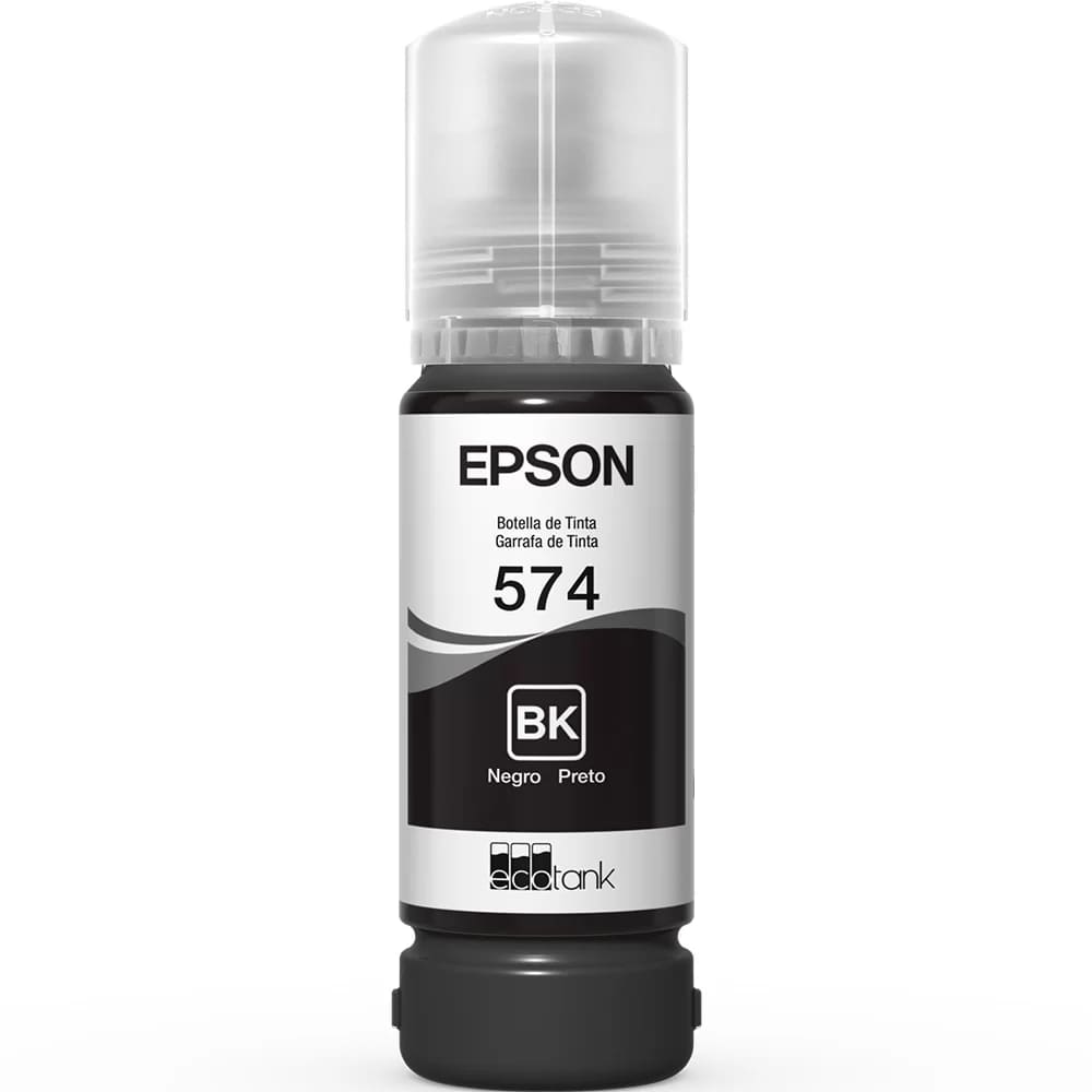 Garrafa de Tinta Epson 574 Preto T574120AL Original