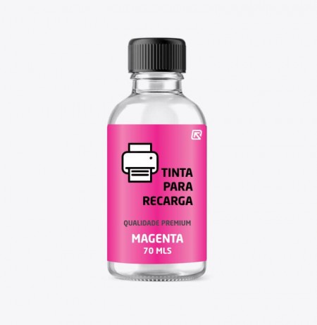 Garrafa de Tinta Magenta para Recarga
