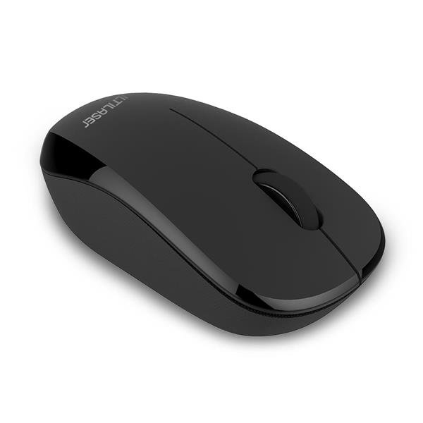 Mouse Sem Fio Slide Conexão Usb 1200dpi 3 Botões c/ Pilha Inclusa Preto – MO309