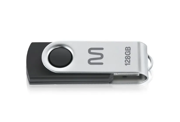 Pendrive Twist Preto 128Gb – PD591