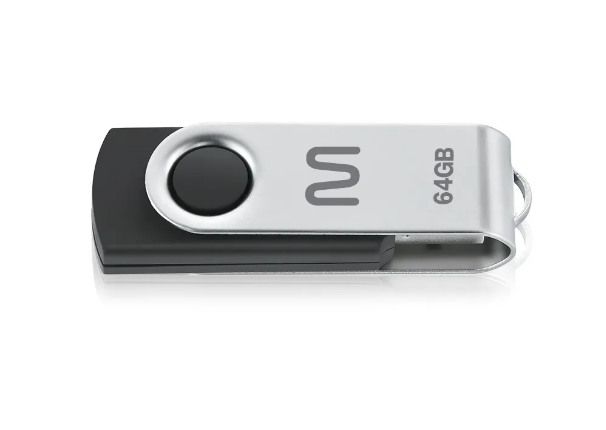 Pendrive Twist Preto 64Gb – PD590