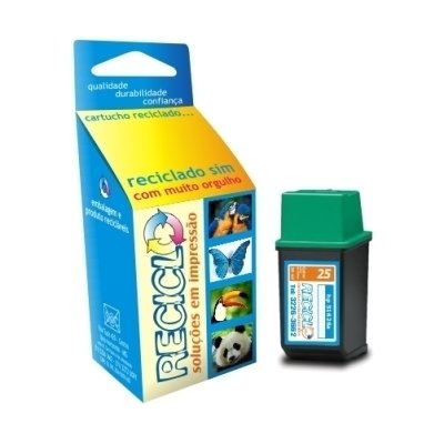 Recarga Cartucho Hp 25 Color – C51625A