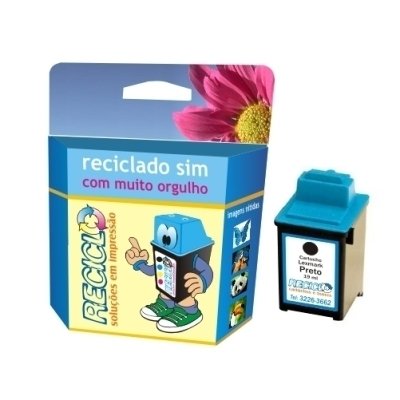 Recarga Cartucho Lexmark 48 Preto – 170648