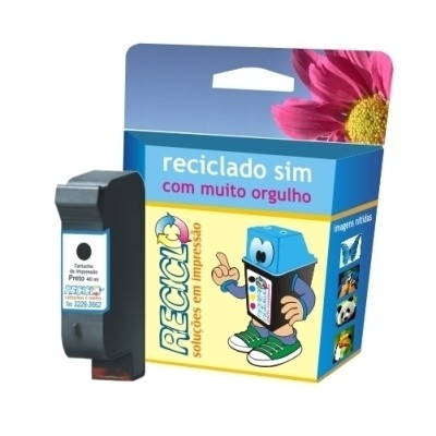 Recarga Cartucho Hp 45 Preto – 51645