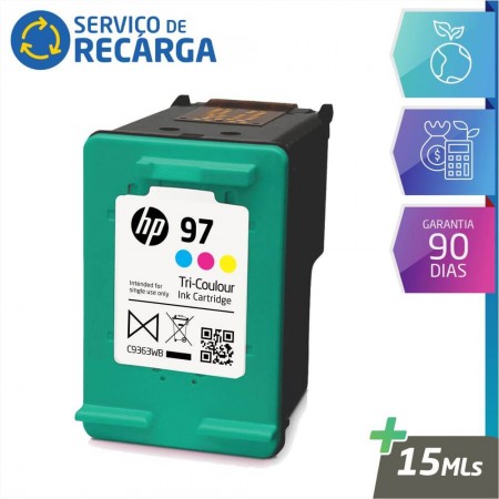 Recarga Cartucho Hp 97 Color – C9363WL