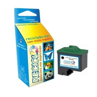 Recarga Cartucho Lexmark 16 Preto – 10N0016