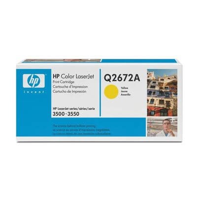Cartucho de Toner Amarelo HP 309A LaserJet (Q2672A) – Ponta de Estoque