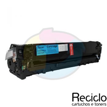 Toner Compatível Hp 125A Ciano CB541A 1.4K