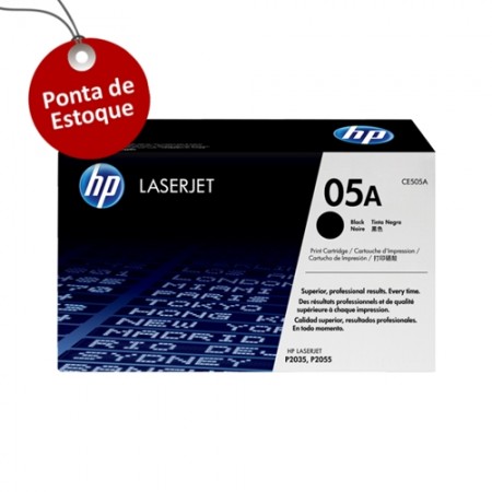 Toner Hp 05A Preto CE505A Original (Ponta de Estoque)