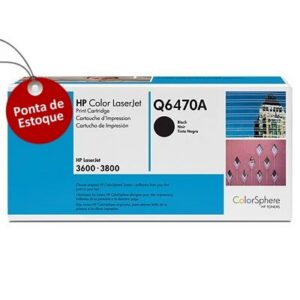 Toner Hp 501A Preto – Q6470A Original (Ponta de Estoque)