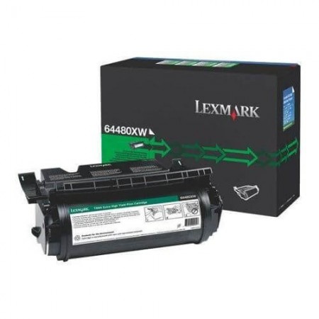 Toner Lexmark 64480XW Preto Original