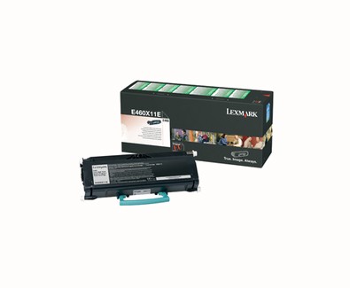 Toner Lexmark E460X80G Preto Original