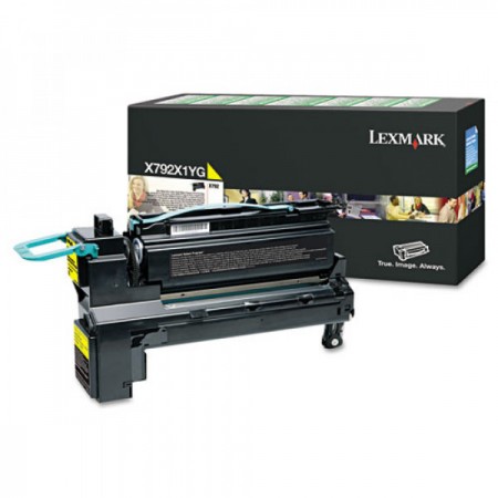 Toner Lexmark X792X1YG Amarelo 24648 Original (Ponta de Estoque)