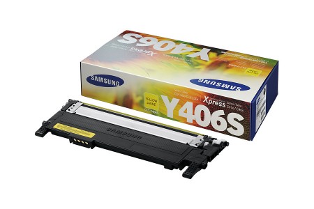 Toner Samsung CLT-Y406S Amarelo Original