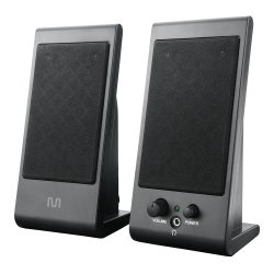 Caixa De Som 2.0 3w Rms Alimentação Usb Conexão P2 Controle Volume Cinza – SP009