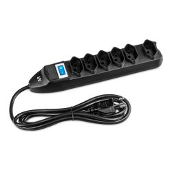 Filtro de Linha 6 Tomadas Linear Preto – WI221